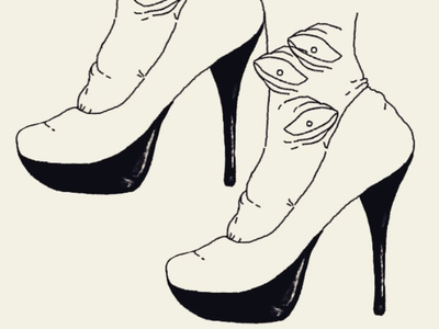 High heels Outline style vector design element  illustration  stock  vector 5128988  Crushpixel