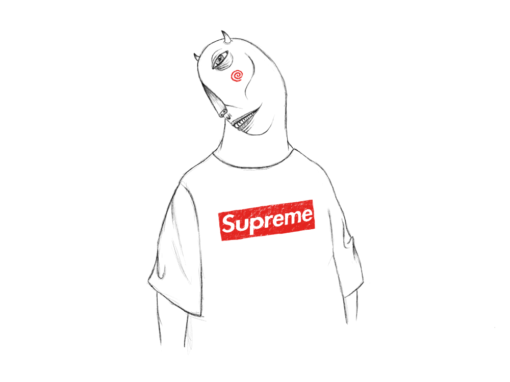 supreme monster shirt