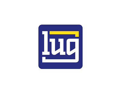 LUG branding design icon logo typography vector web
