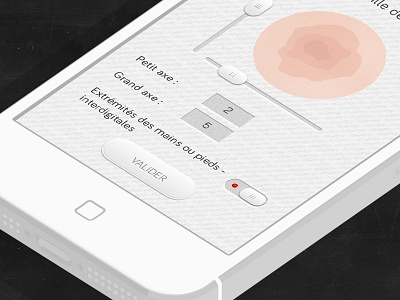 Medical app app buttons interface iphone medical medicine menu saunier ui urgo ux webdesign