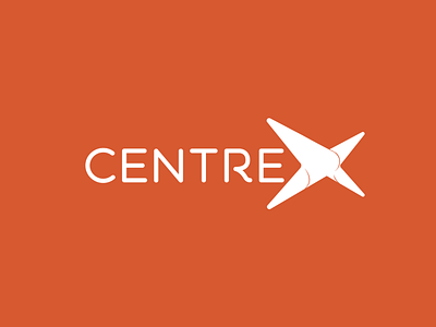 Centrex branding logo logotype typography