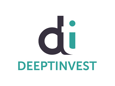 Deeptinvest branding design illustrator logo logotype