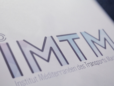 IMTM branding design imtm marseille mediterranean print saunier sea transport