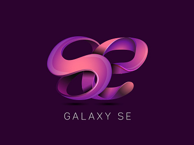 Galaxy SE branding illustrator logotype