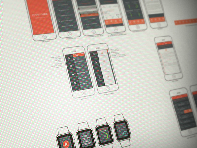 Highlight RM app iphone ui user interface ux webdesign