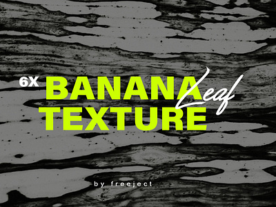 Free Download 6x Banana Leaf Texture Background: