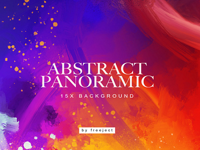 Free Download Abstract Panoramic Paint Background