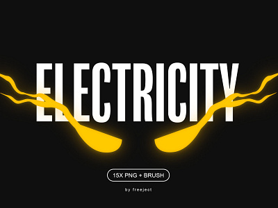 Free Download 15 Electricity Photoshop Brush & PNG