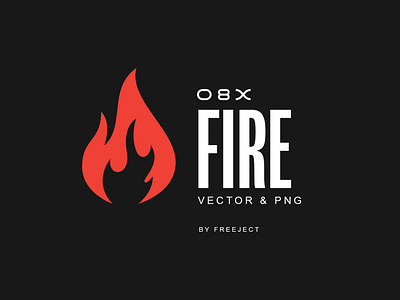 Free Download 8x Fire Icon Illustration Design