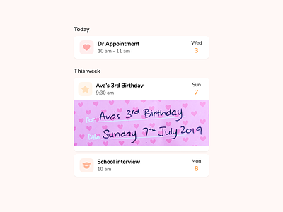 Schedule app calendar day design events icon icons minimal schedule ui week