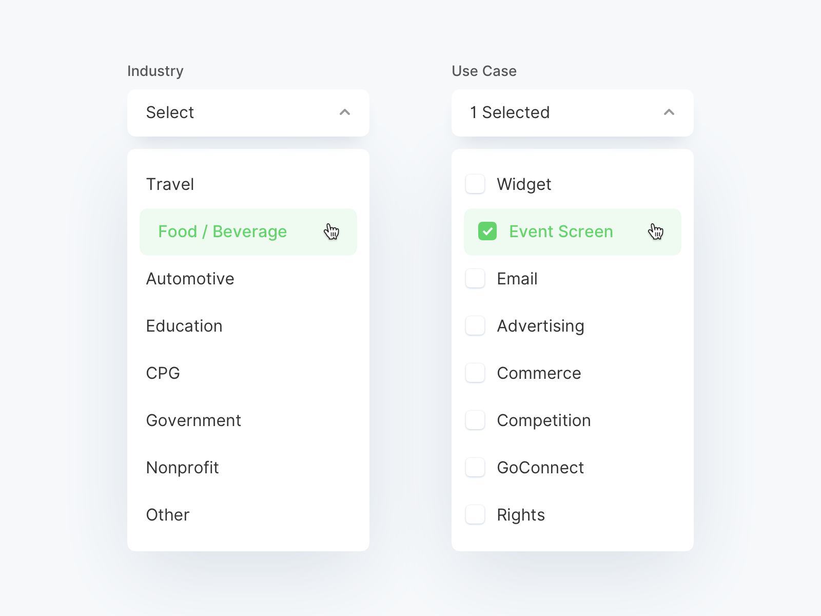 Dropdown (Revised) by Harry on Dribbble
