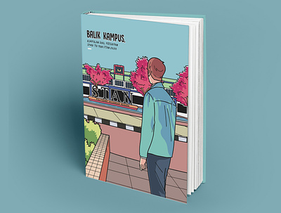 Balik Kampus book cover design illustration keuangan negara politeknik stan