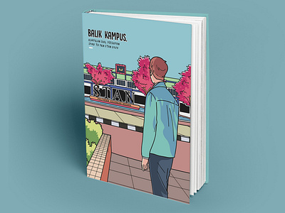 Balik Kampus book cover design illustration keuangan negara politeknik stan