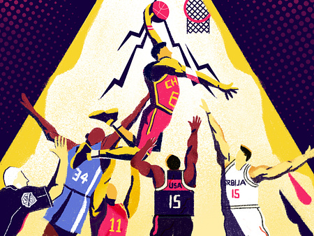 FIBA Basketball World Cup by Yui Zhao on Dribbble