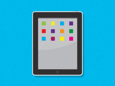 iPad icon illustration ipad