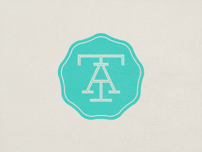 TA identity logo teal typography