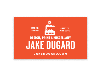 Personal Business Card business card design identity logo print screen print silkscreen