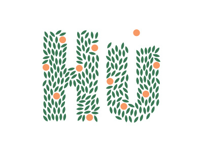 Peaches illustration leaves peach peaches type typography