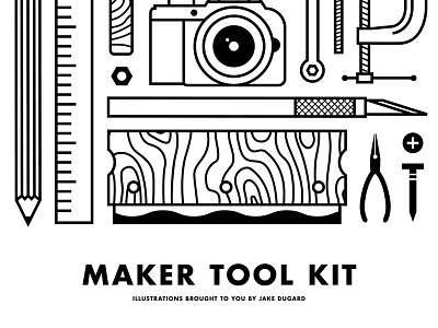 Maker Tool Kit buy camera download icons pen pencil tools vector