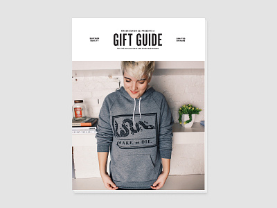 Gift Guide book christmas digital gift guide gifts layout magazine presents