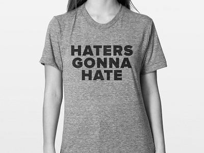 Hate Hate Hate american apparel haters shirt type