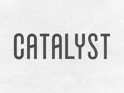 Catalyst logo typography