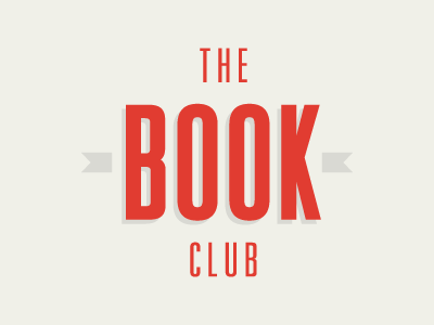 The Book Club book logo red ribbon