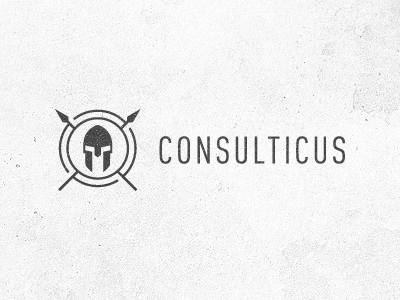 Consulticus identity logo sparta spartan
