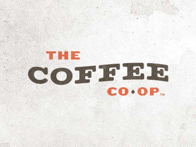 THE COFFEE CO-OP coffee identity logo matchbook