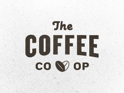 Love Beans coffee logo typography