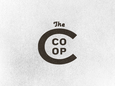 The Co•op coffee logo typography