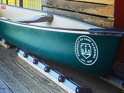 Canoe camp canoe logo