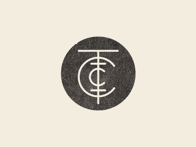 TCIC brand identity logo monogram