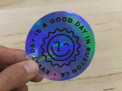 Good Day animated gif gif good day holographic illustration sticker sun
