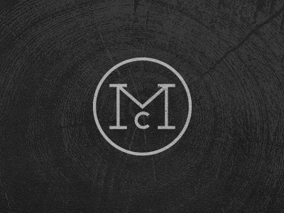 MC circle identity monogram