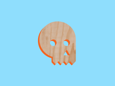 Plywood Skull plywood skull