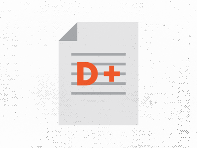 D+ gray logo orange texture