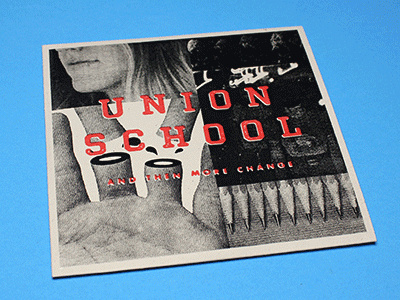 Union School band cd cd sleeve music screen print type
