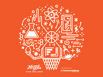 STEM graphic basketball education engineering hoopla learning math net science stem technology