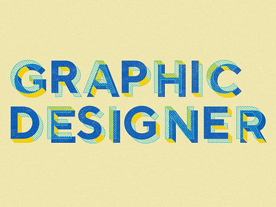 Graphic Designer 3d 3d type dimensional exploded type graphic designer letters patterns texture type typography