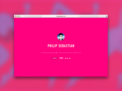 Portfolio Splash Page