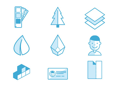 Vector Icons flat icons illustrator vector