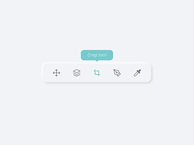 Tooltip 087 adobe xd app bar button clean daily ui dailyui design minimalist tools ui ux web xd