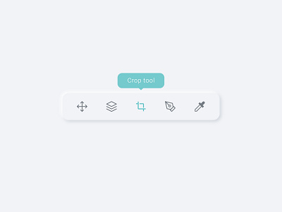 Tooltip 087 adobe xd app bar button clean daily ui dailyui design minimalist tools ui ux web xd