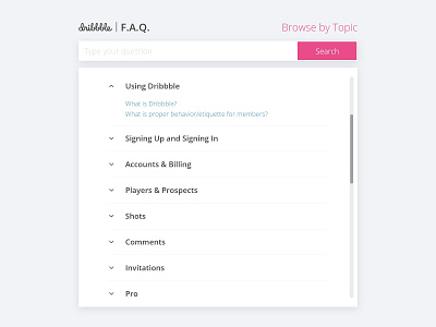 F.A.Q. 092 adobe xd app button clean clean design clean ui concept daily ui dailyui design minimalist search bar typogaphy ui ux web xd