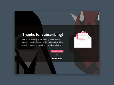 Thank You 077 adobe xd button daily ui dailyui darth wader design illustration minimalist sith lord star wars typography ui ux web xd