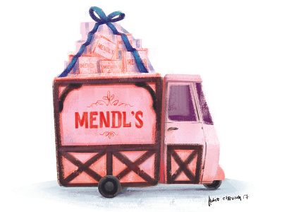 Mendl's Truck agency agencyillustration art branding character design children book illustration cute art design digital illustration illustraiton agency illustration illustration agency illustration challenge kidlit kidlitillustration