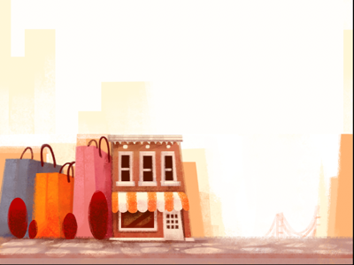 San Francisco Etsy bg art