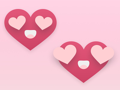 Heart Emoticon❤️ art clean design emotion figmadesign heart heartemoji illustration love ui ui design vector