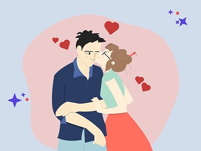 Couple illustration